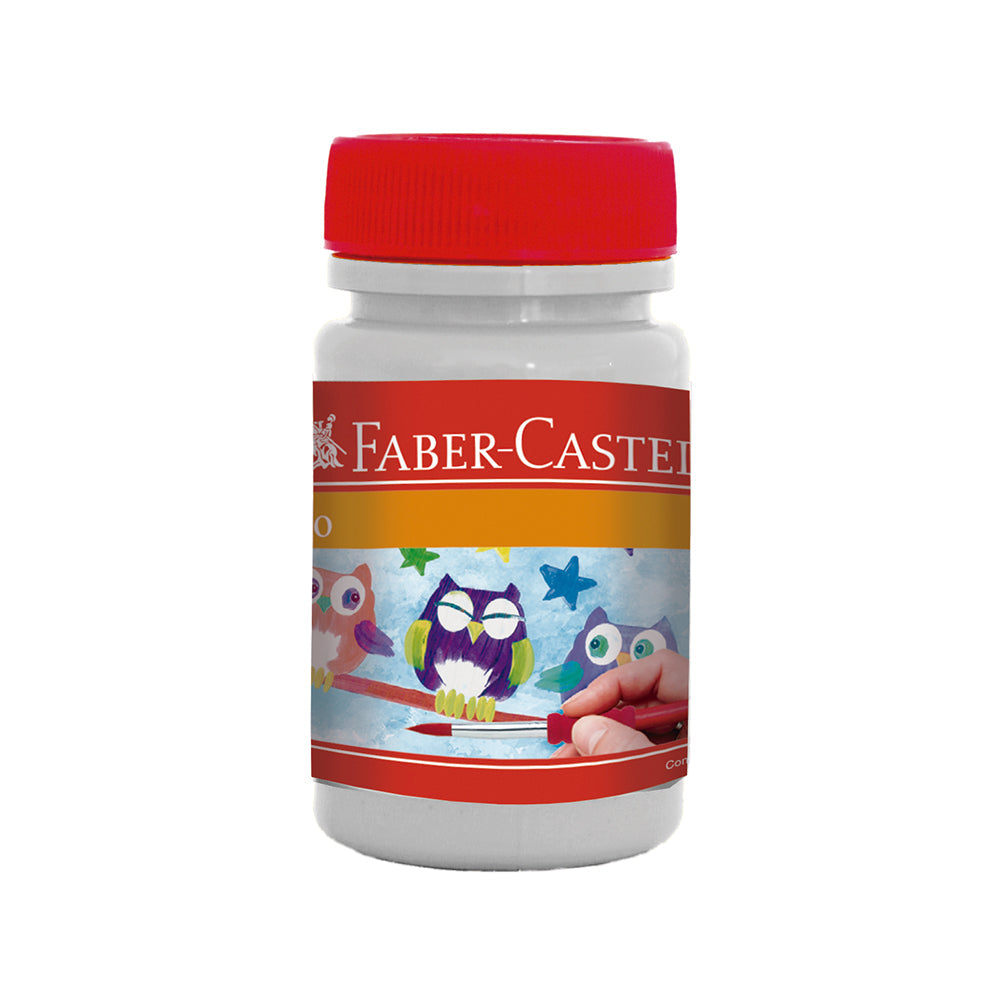 Vinilo blanco 80cc Faber-Castell