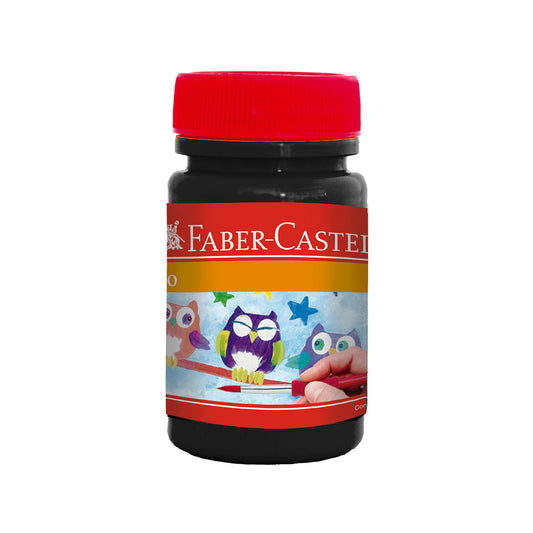Vinilo negro 80cc Faber-Castell