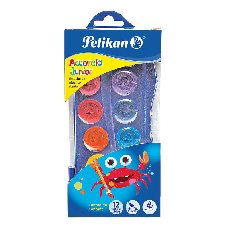tempera acuarela junior estuche x 12 Pelikan