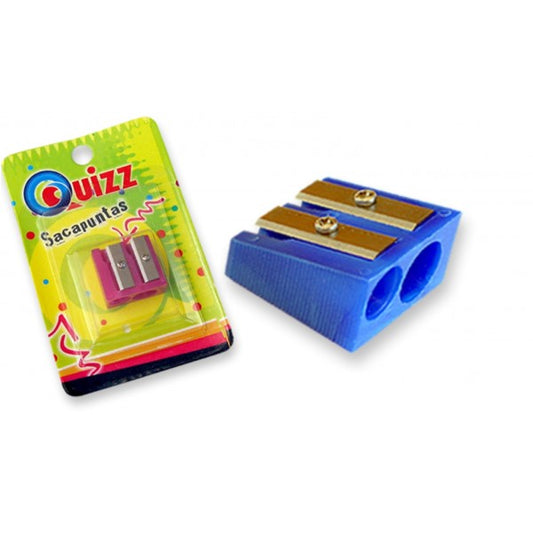 Tajalápiz doble cuchilla Colores s/d.