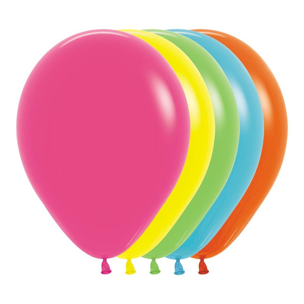 Globos r9 x12 fashions tropical Colores surtidos Sempertex