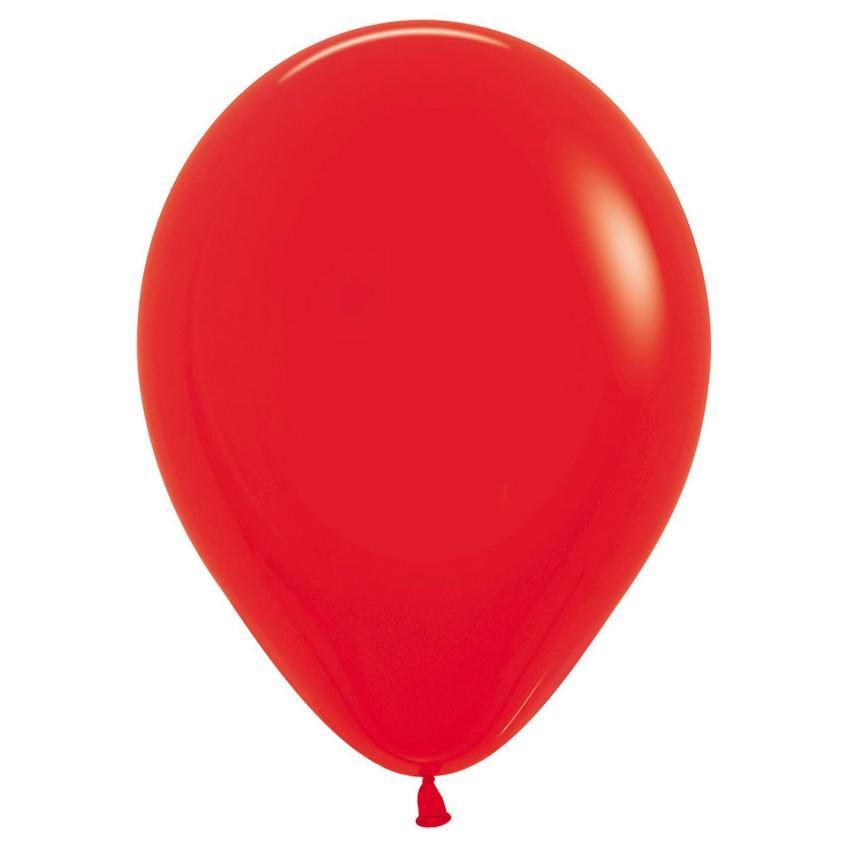 Globos r12 x12 fashions rojo Sempertex
