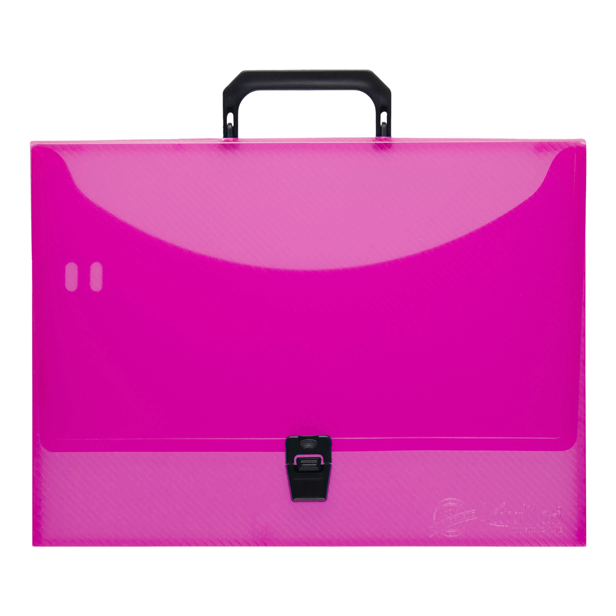 Maletín carpeta a4 plástico fucsia Keepermate