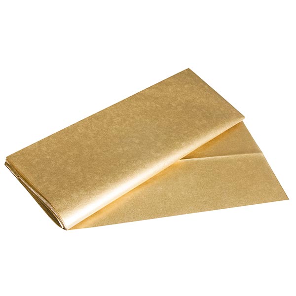 Pliego de Papel seda dorado