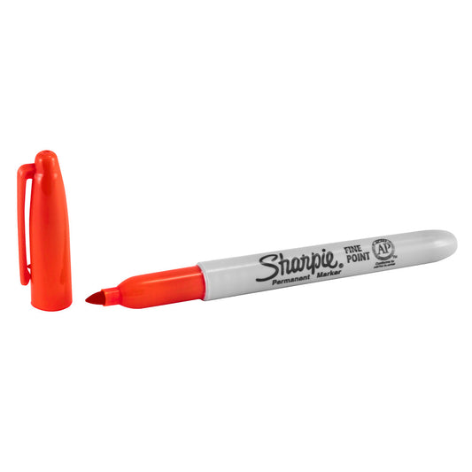 Marcador permanente delgado rojo Sharpie