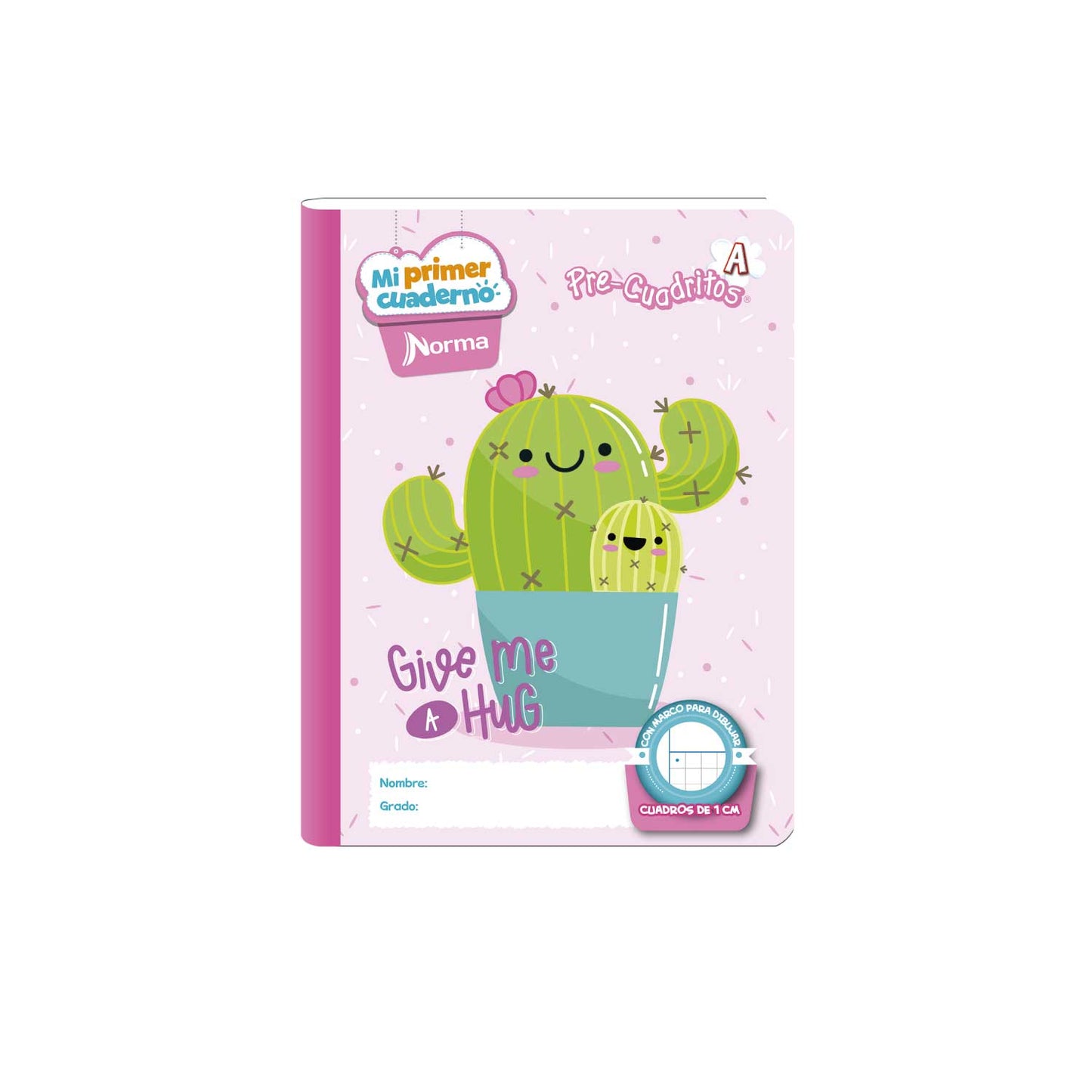 mi primer cuaderno a cuadritos cosido Norma