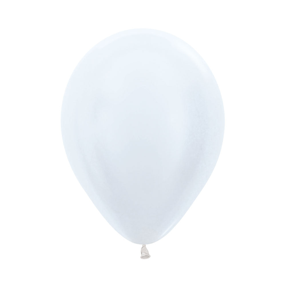 Globos r12 x50 fashions blanco Sempertex