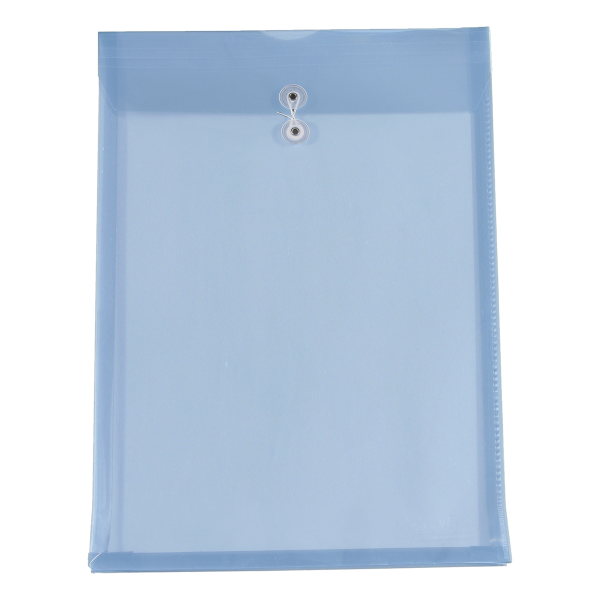 Sobre plastico horizontal oficio cierre de cuerda azul clear Keepermate