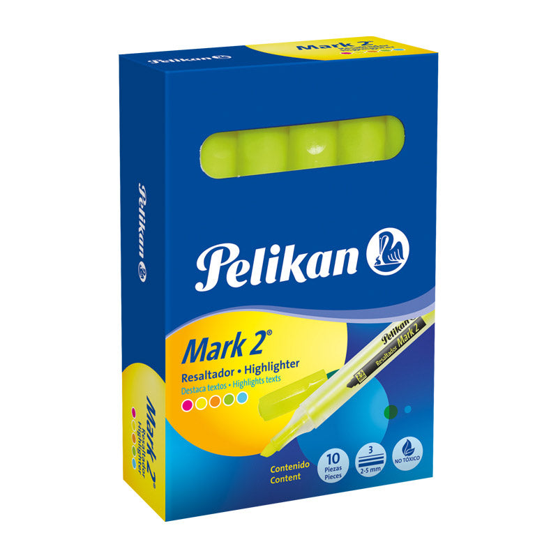 Resaltador grueso mark 2 amarillo Pelikan