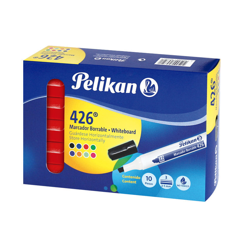 Marcador grueso borrable 426 rojo Pelikan