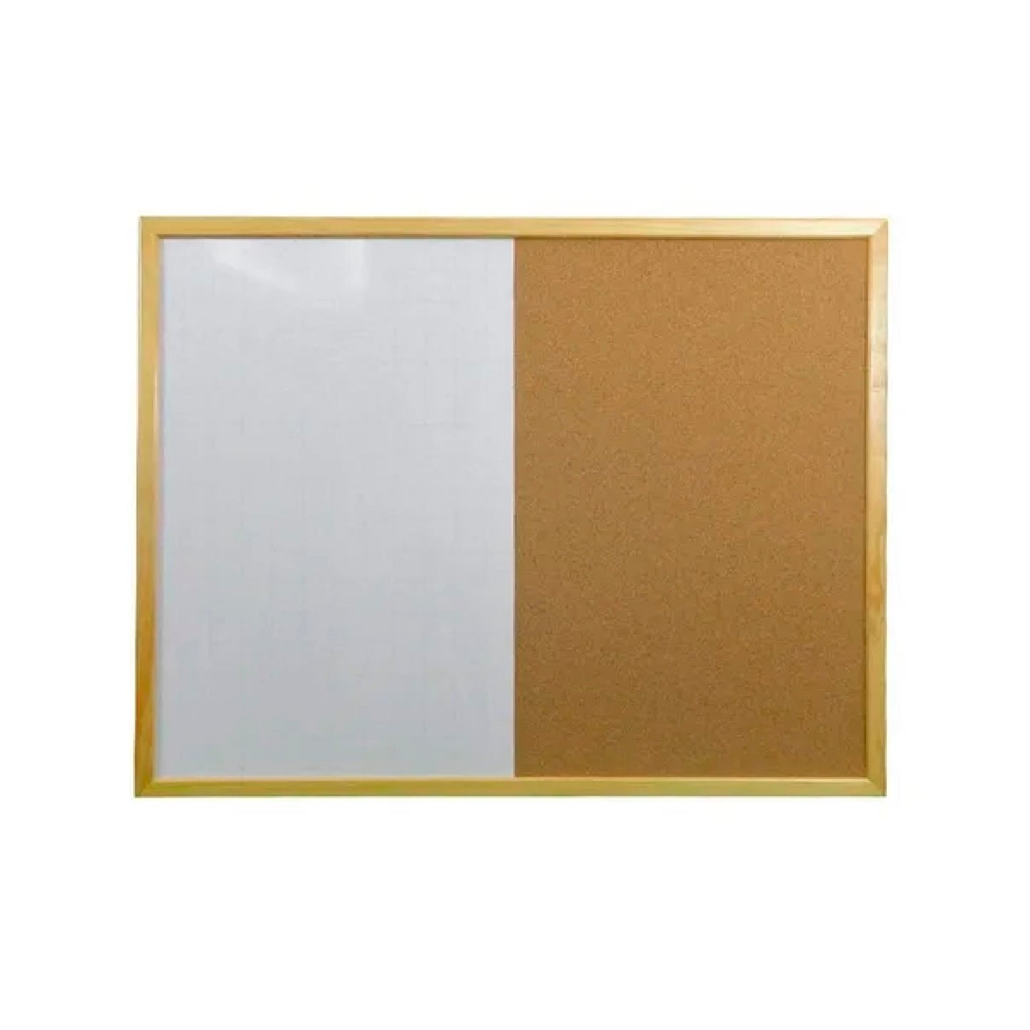 tablero mixto acrílico - corcho marco madera 60 x 90