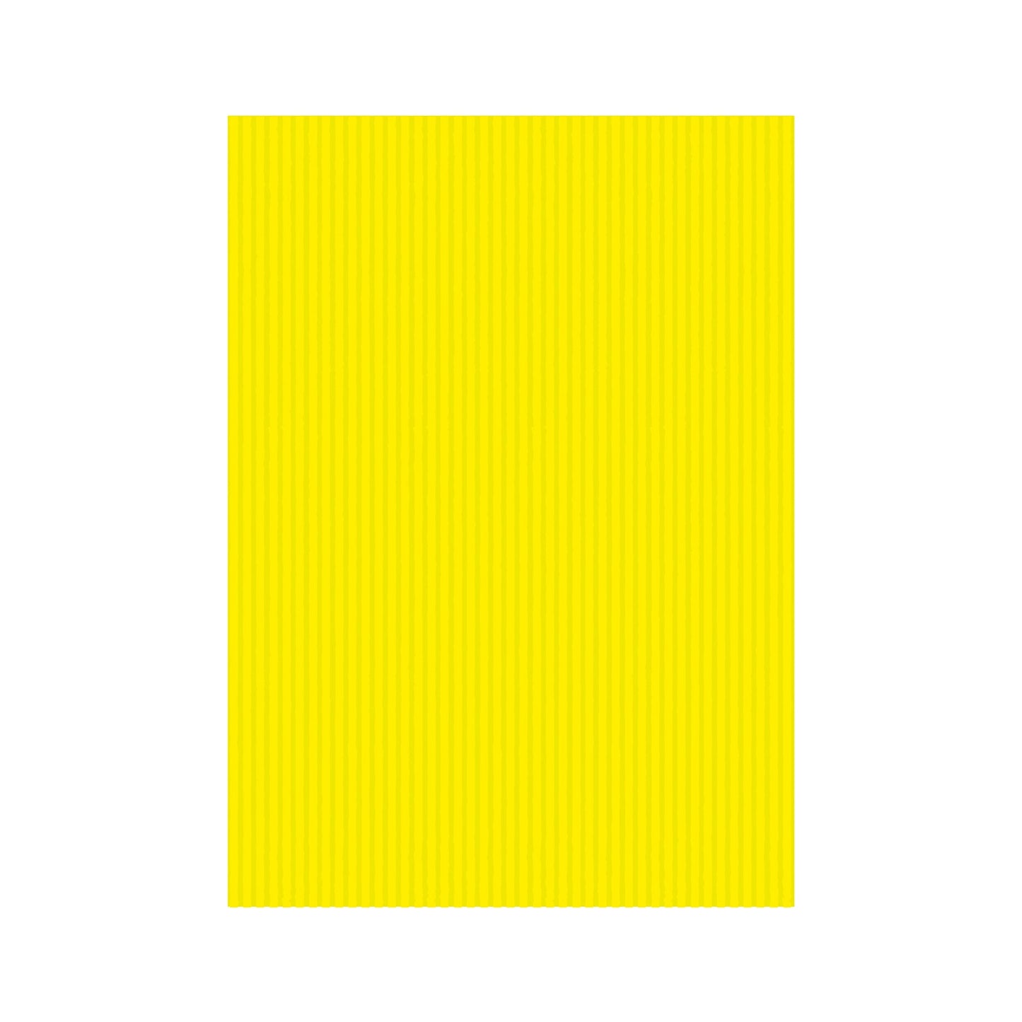 Cartón micro corrugado color amarillo bandera 50 x 70