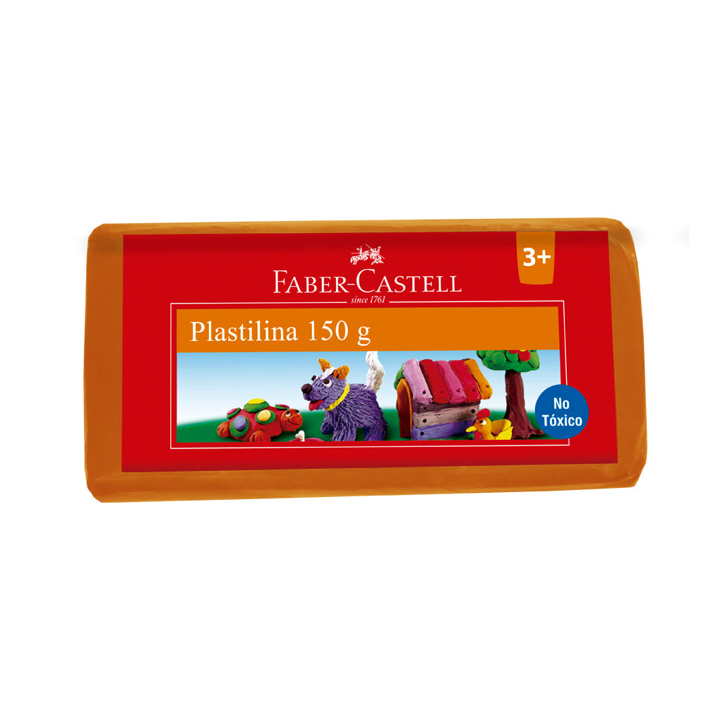 Plastilina barra 150g naranja Faber-Castell