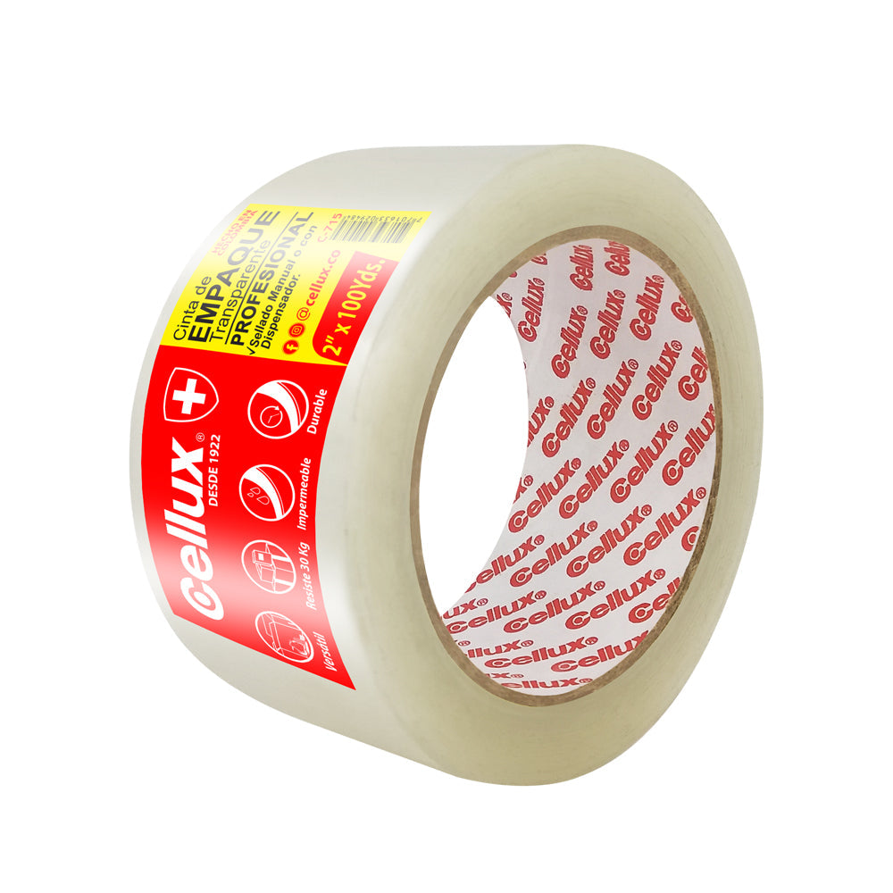 Cinta Pegante transparente 48x200 Cellux