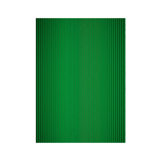 Cartón micro corrugado color verde metal 50 x 70