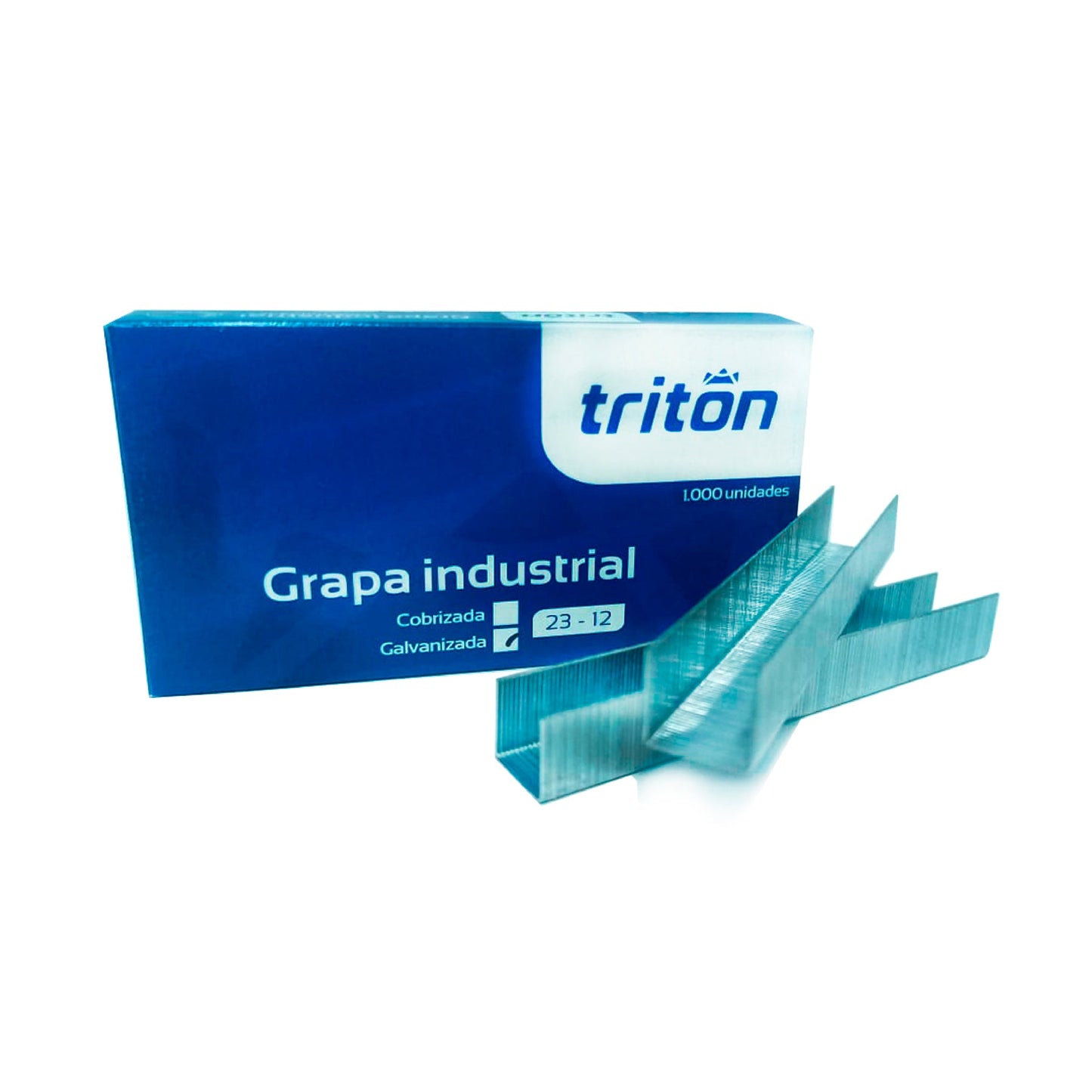 Grapas industrial galvanizada 23-10 Triton