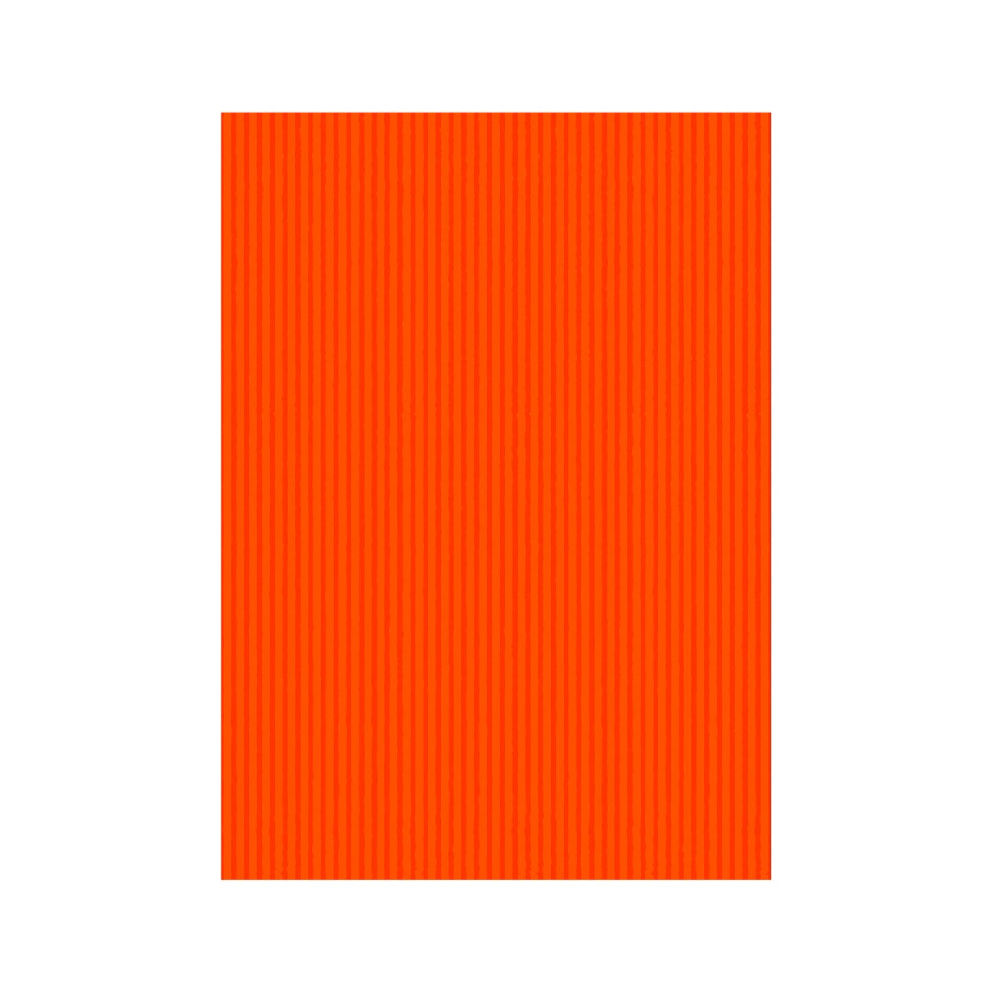 Cartón micro corrugado color naranja fluorescente 50 x 70