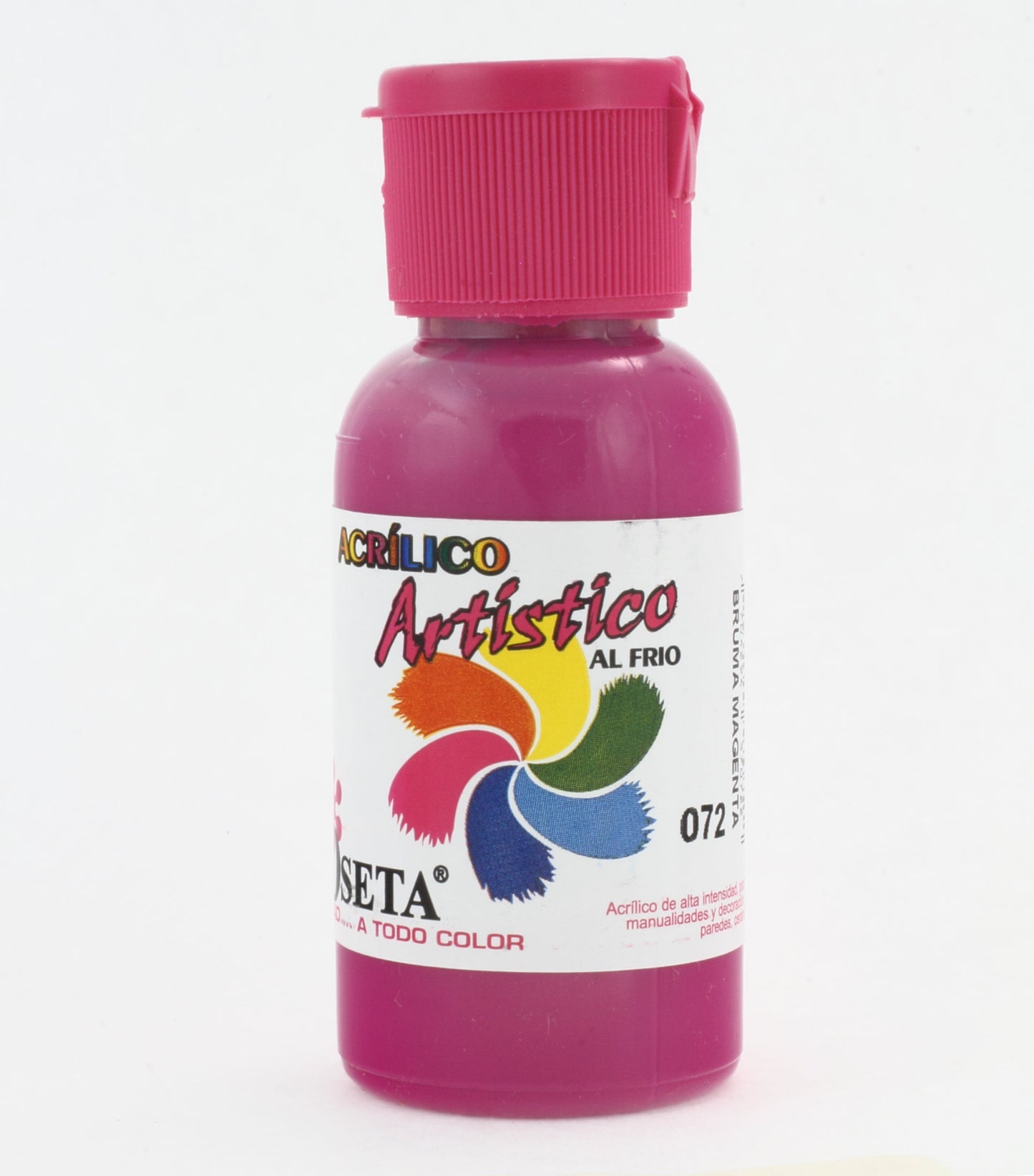 Pintura acrílica artística magenta 60c Roseta