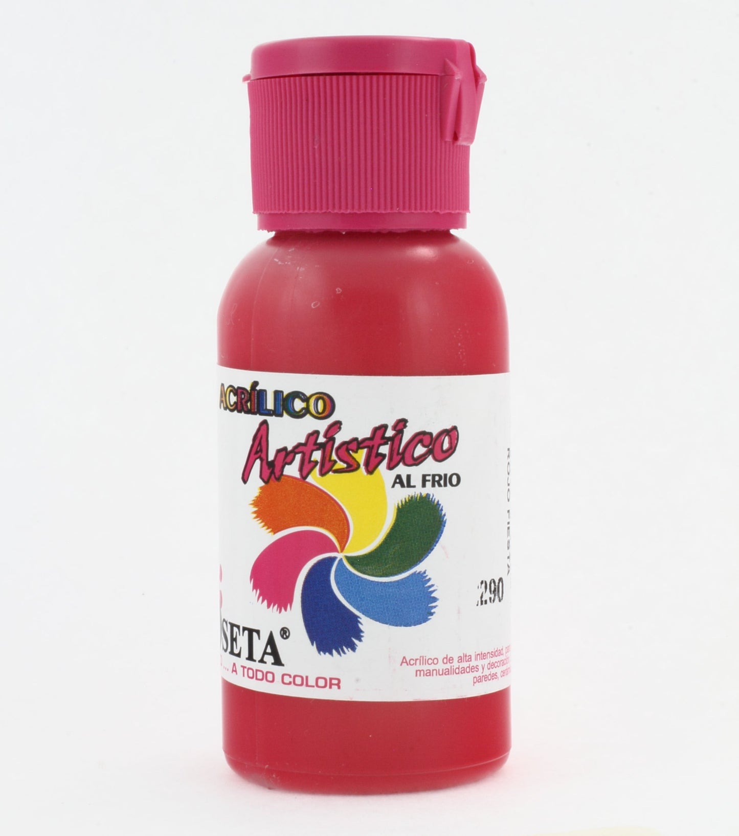 Pintura acrílica artística rojo fiesta 60c Roseta