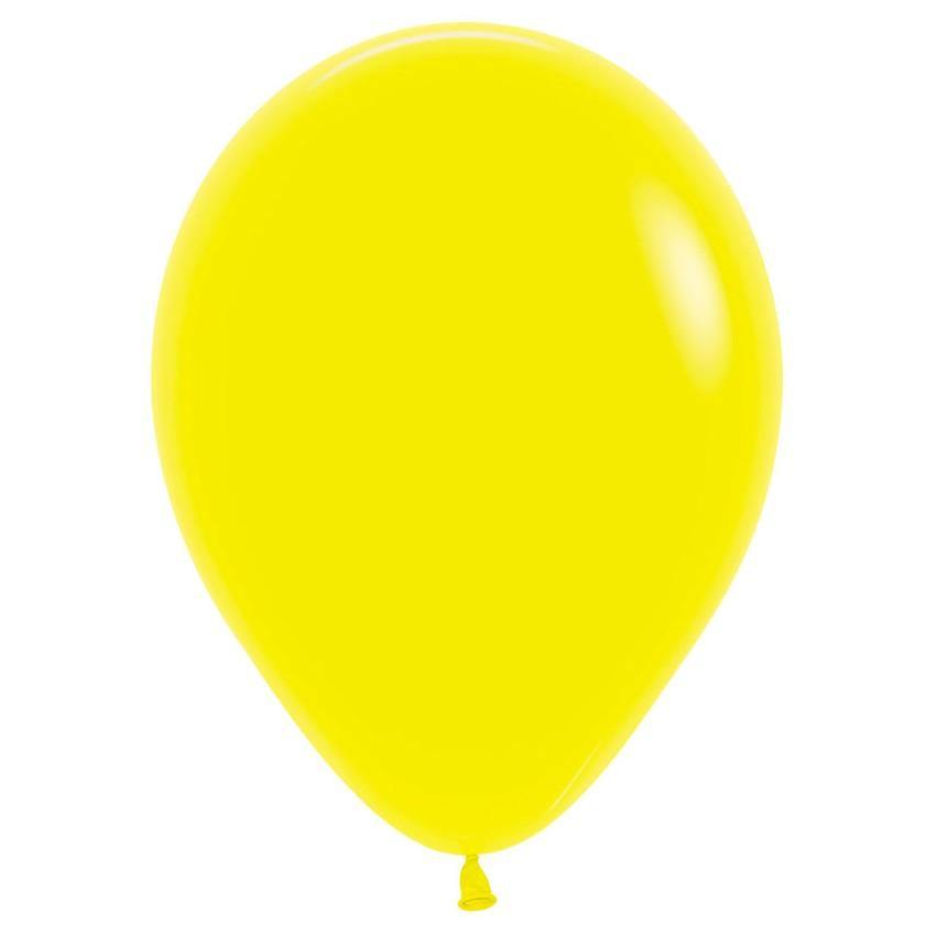 Globos r12 x12 fashions amarillo Sempertex