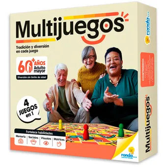 Multijuegos - Tradición y diversión 4 en 1 / 60+ años