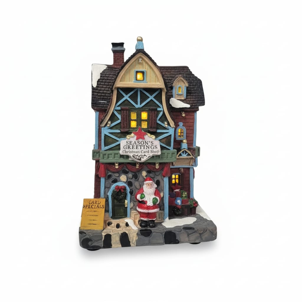 Casa Tienda Navideña, CARD SHOP Luz y Música - Decoracion