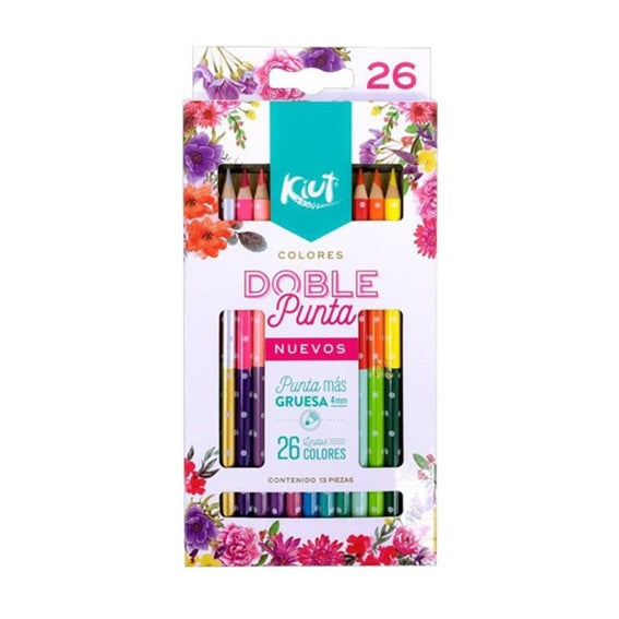 COLORES DOBLE PUNTA KIUT 4mm