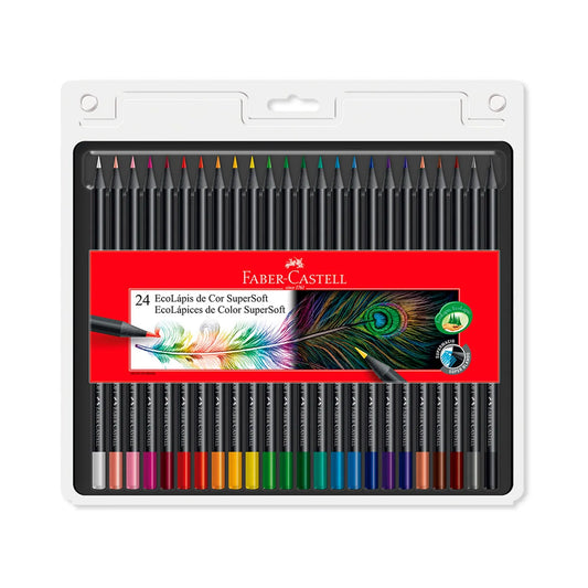 Colores Faber-Castell Ecolápices supersoft x 24 unidades