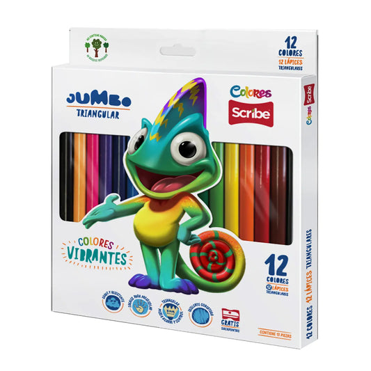 Colores JUMBO Triangular - SCRIBE