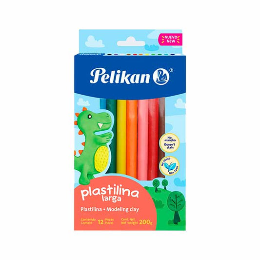 Plastilina Larga x12  - Pelikan
