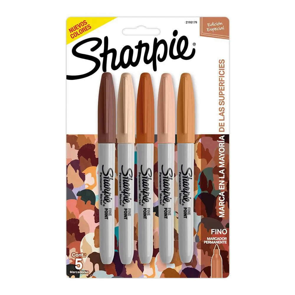 Sharpie x 5 Tonos Piel