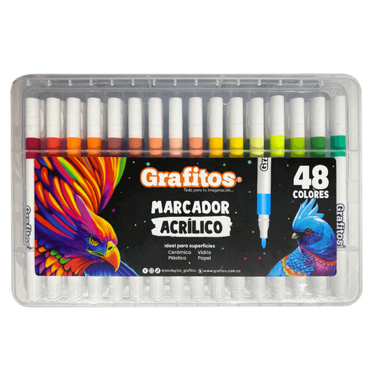 Marcadores Acrilicos x 48 - GRAFITOS