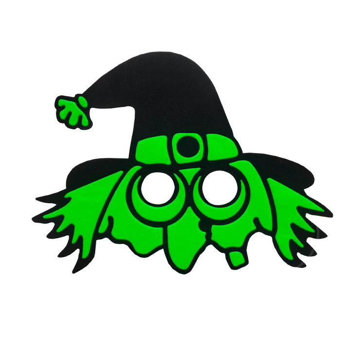 Antifaz Calabaza y Bruja Halloween MN-2114