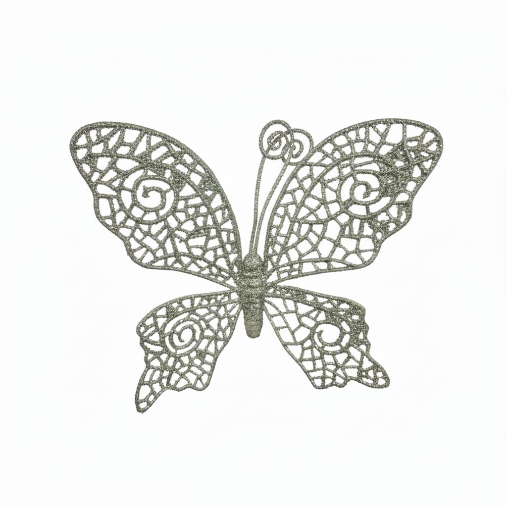 Mariposa Plata 21CM decor.