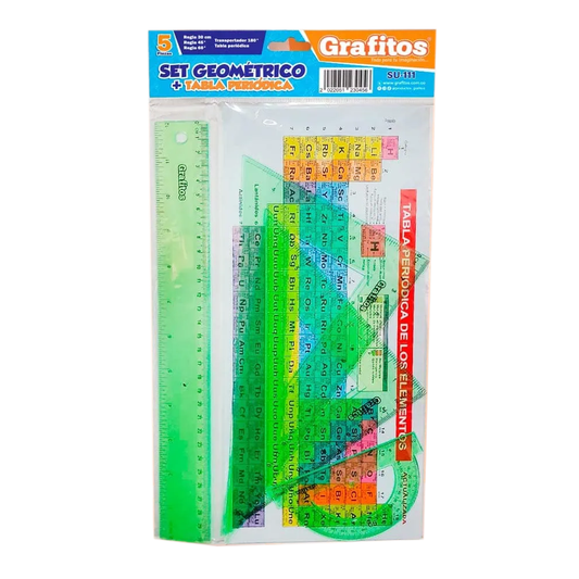 Juego Geométrico con Tabla Periódica - Grafitos