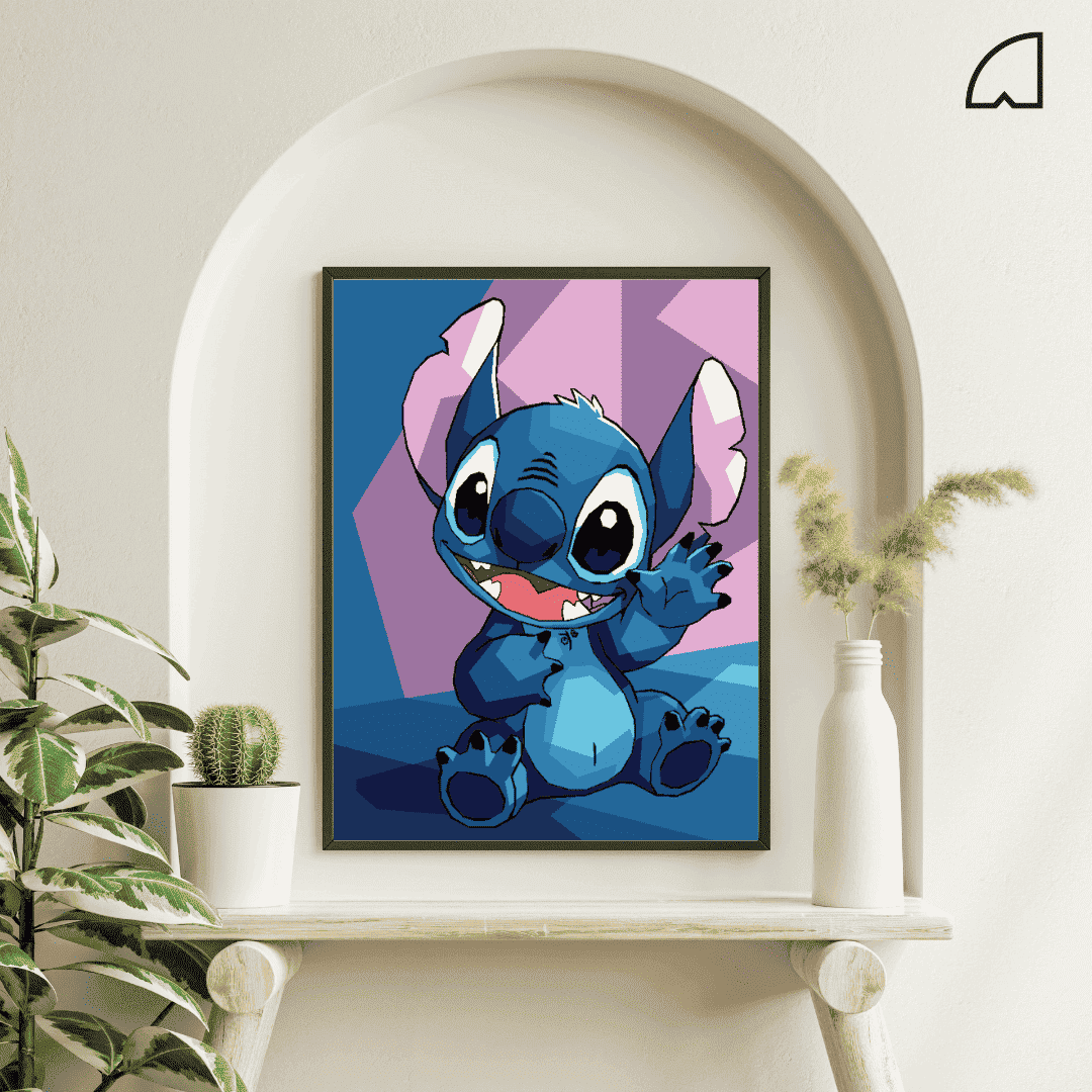 ART-BOX / Stitch 30x24 - Kit pinta por números
