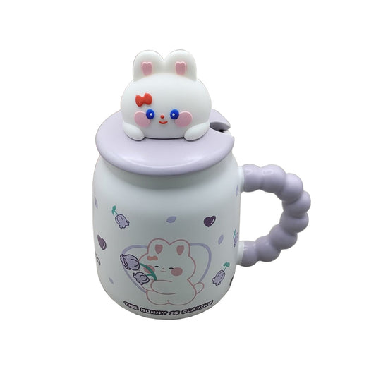 MUG CON CUCHARILLA CONEJO