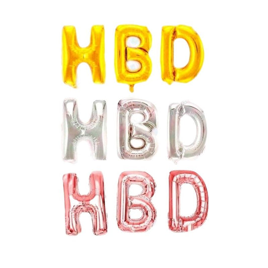 GLOBOS HBD FOIL  16"
