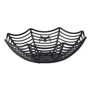 Canasta Plástica Telaraña Negra KT034