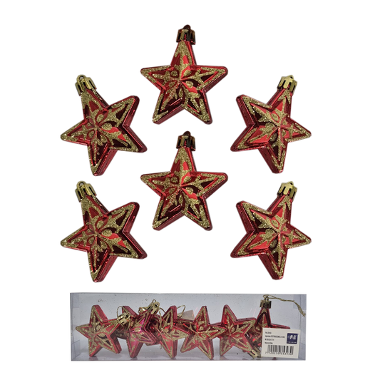 Set estrellas Navideñas x6, Decor