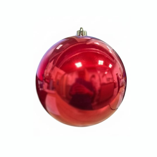 Bola Navidad perlada 20Cm Rojo