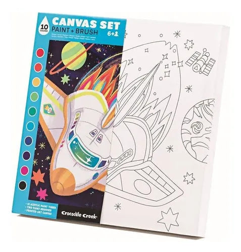 Set Pintura Acrílica - Nave Espacial