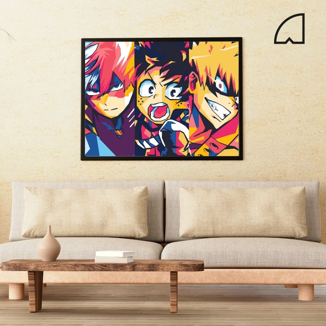 ART-BOX / Bokuno hero 40x50 - Kit pinta por números