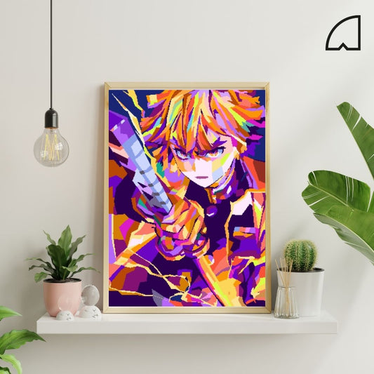 ART-BOX /Zenitsu 40x50 - Kit pinta por números