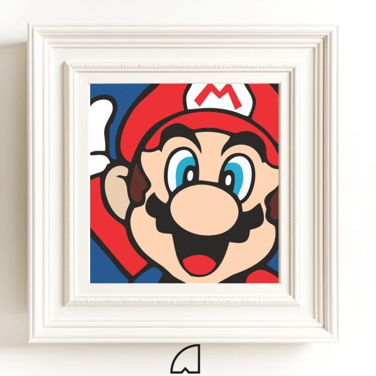ART-BOX / Super Mario 30x30 - Kit pinta por números