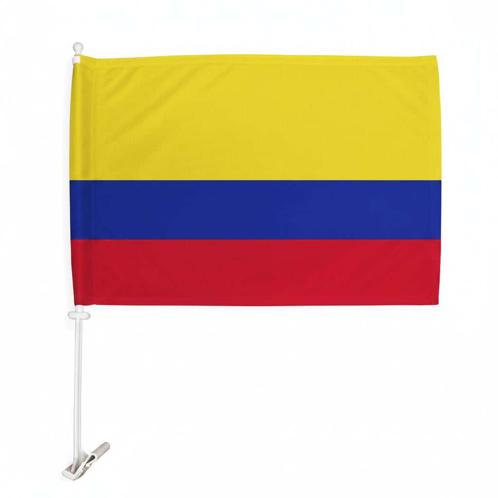 Bandera Colombia con Asta 45x31cm - MDC2619