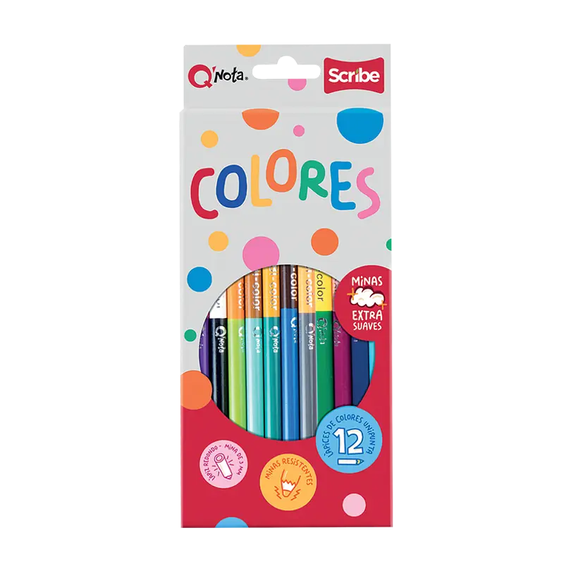 Colores SCRIBE x 12 Unidades