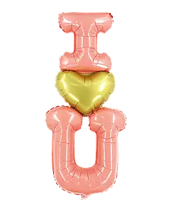 GLOBO FOIL I ♥ U 50x95cm