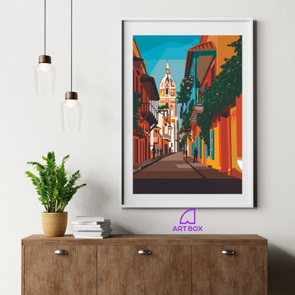 ART-BOX / Cartagena -Kit de pintura por números 40x50cm