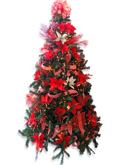 Árbol de Navidad, Hamburgo 2.25mts - Base Metal